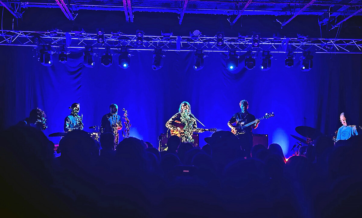 Andy Shauf with the 5 players in his band playing Higher Ground in Burlington, VT, 4/2023