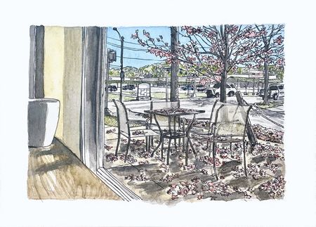 Fall From A Hinesburg Cafe