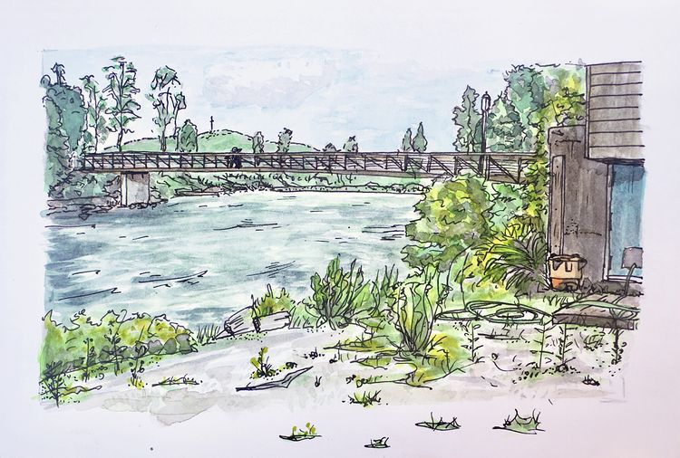 plein air middlebury behind mad taco