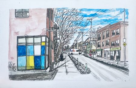 Montreal Colorful Building