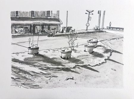 Cedrics General Store From Across The Road