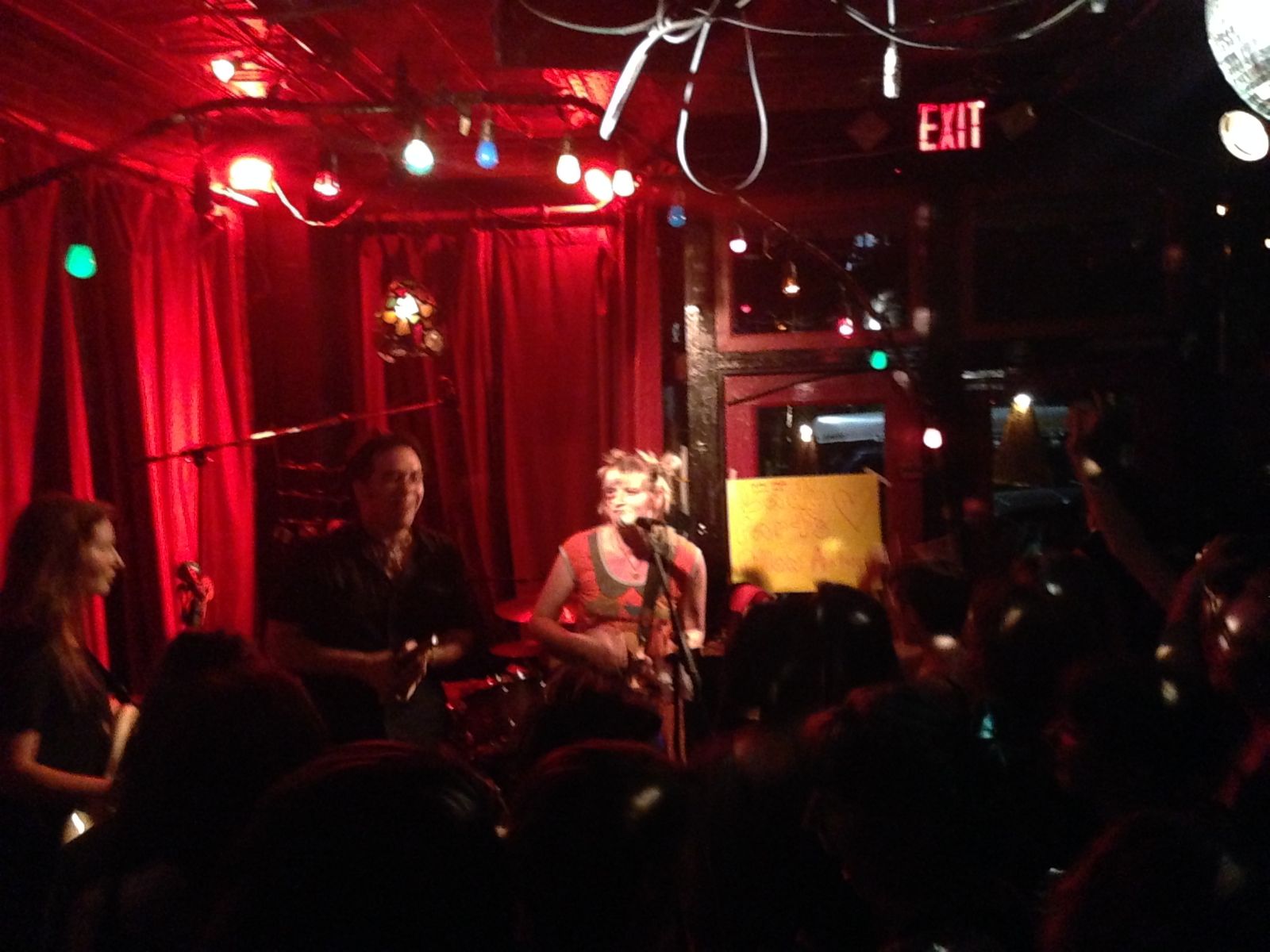 And the kids playing a small show at radiobean