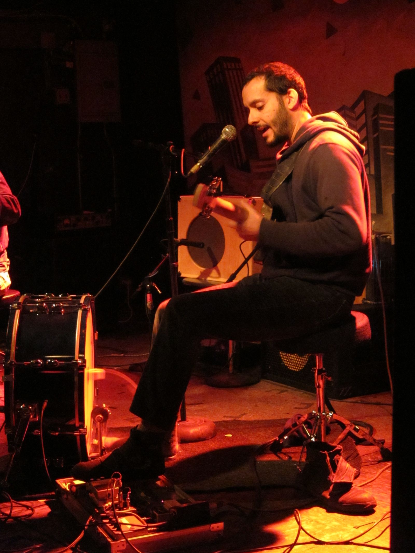Buke and Gass performing live