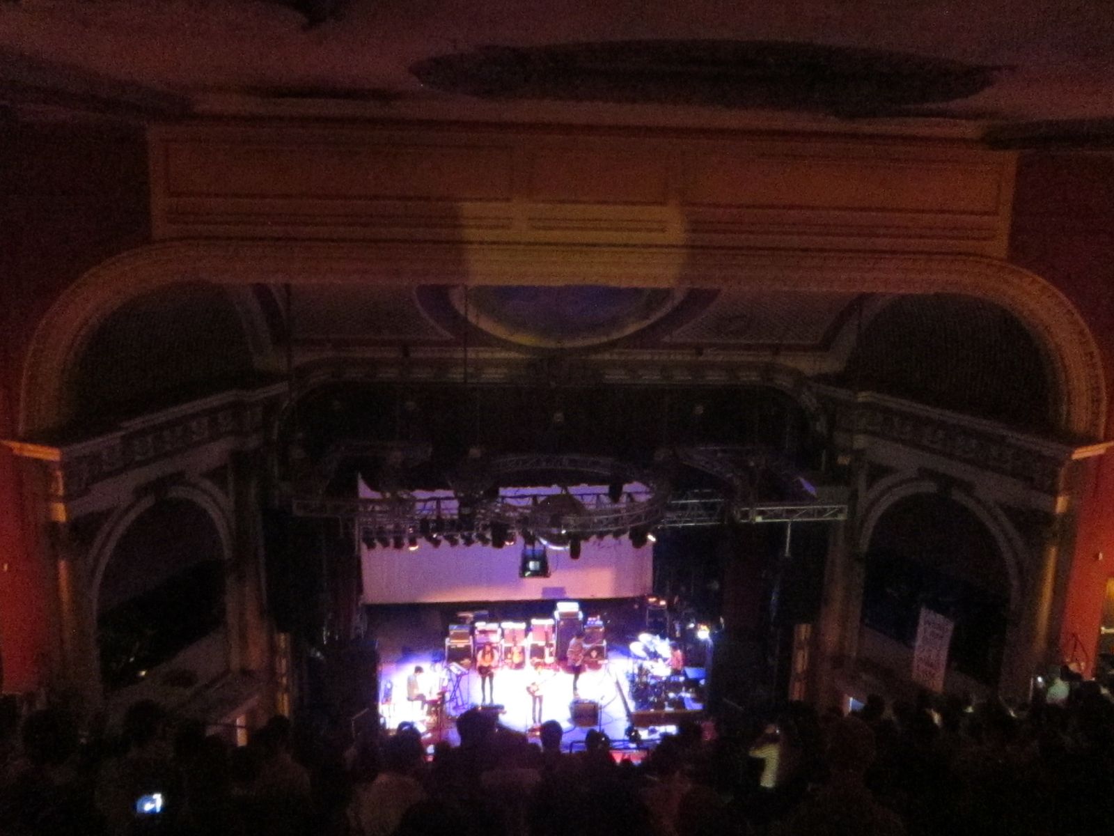 MGMT performing at Lupo's Heartbreak Hotel in Providence, shot from the balcony