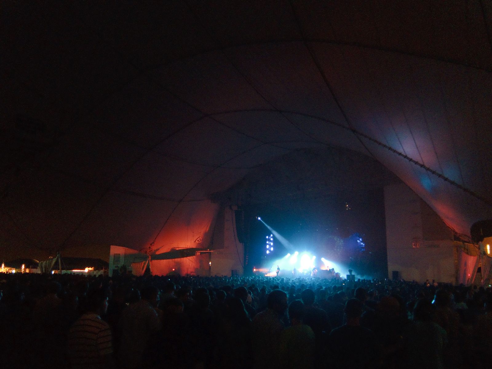 My Morning Jacket on stage