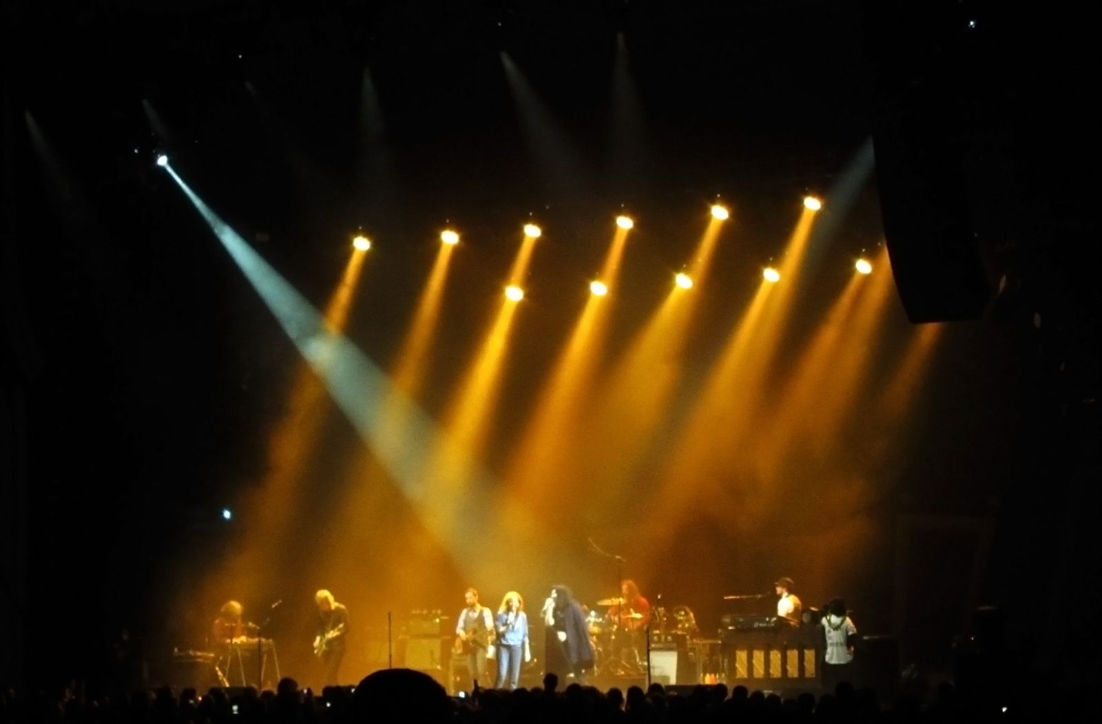 Jim James and Neko Case on stage together