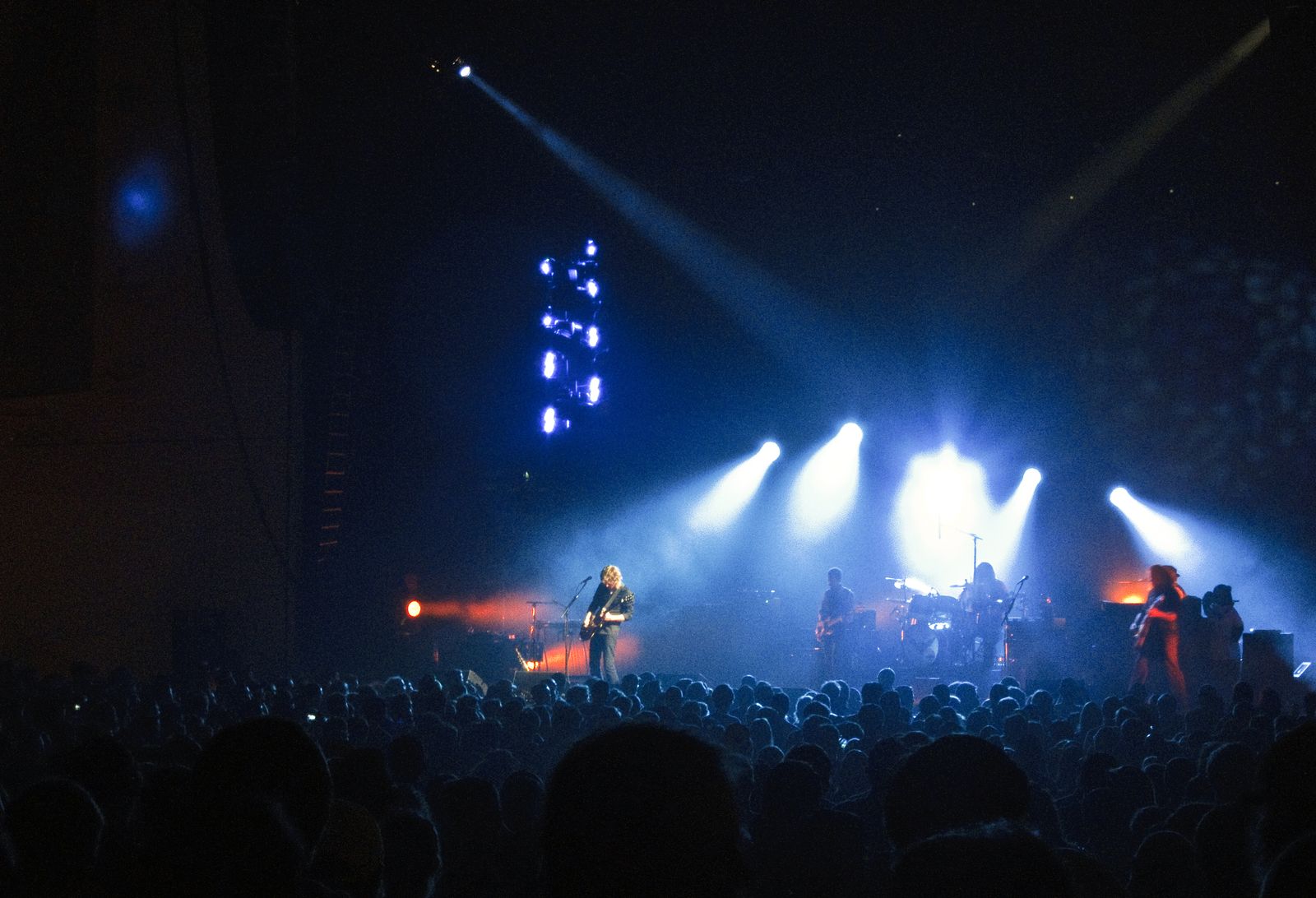 Jim James of My Morning Jacket performing