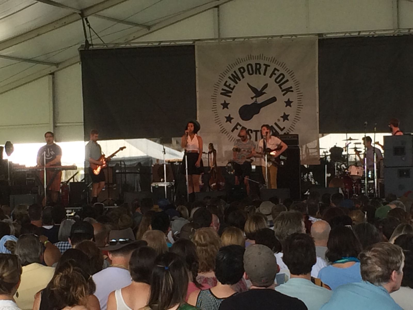 PHOX performing at Newport Folk Festival