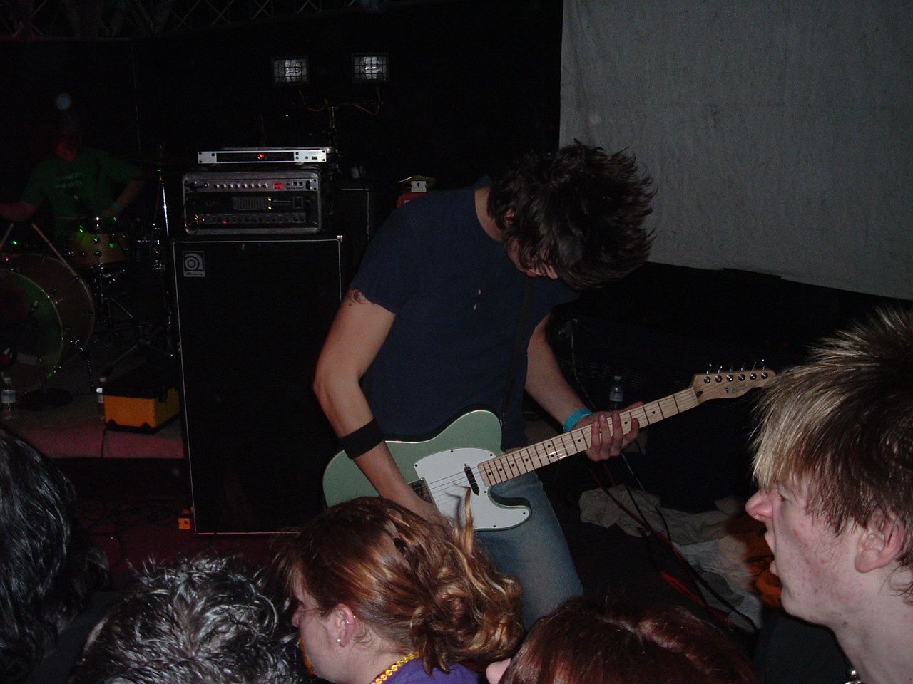 Underoath on stage at The Furnace