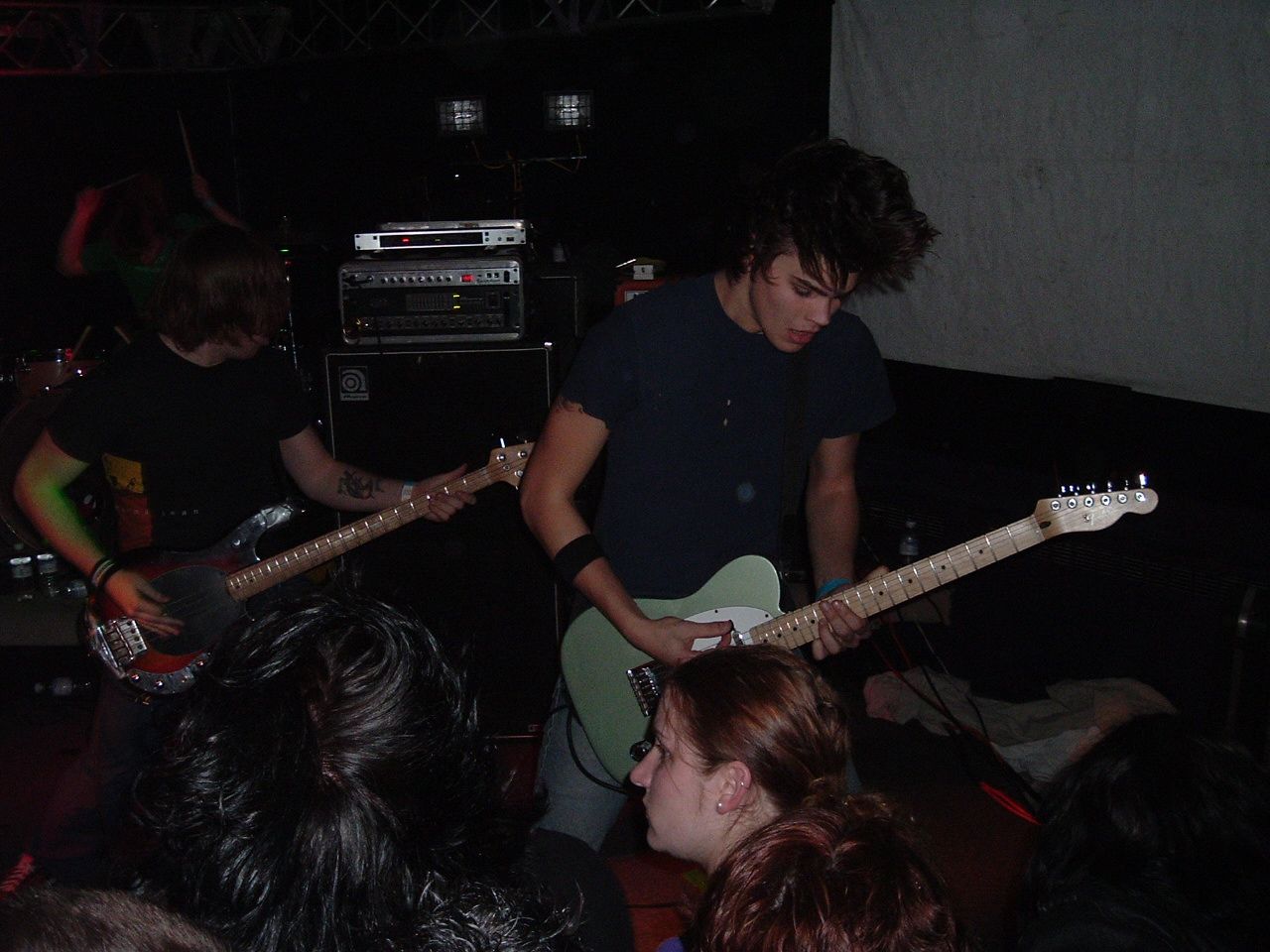 Underoath performing live