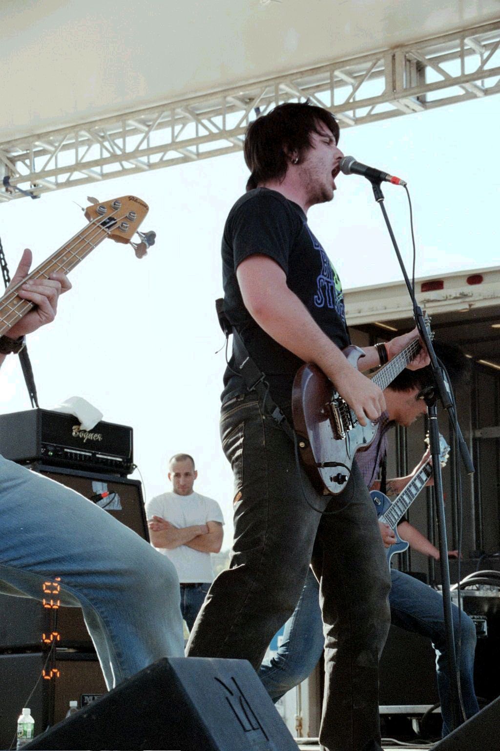 Thrice performing at Parkfest 2003