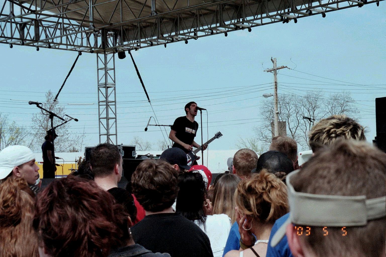 Jonah Matranga performing at Parkfest