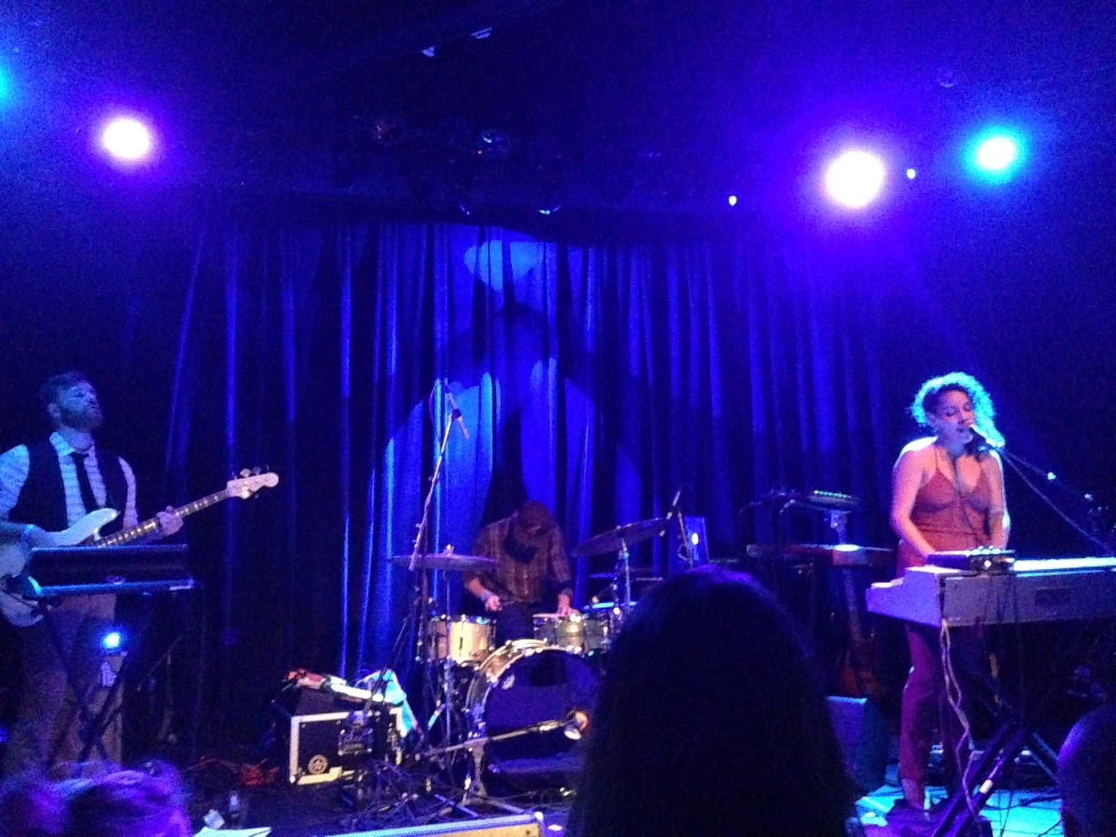 Xenia Rubinos on stage at Arts Riot