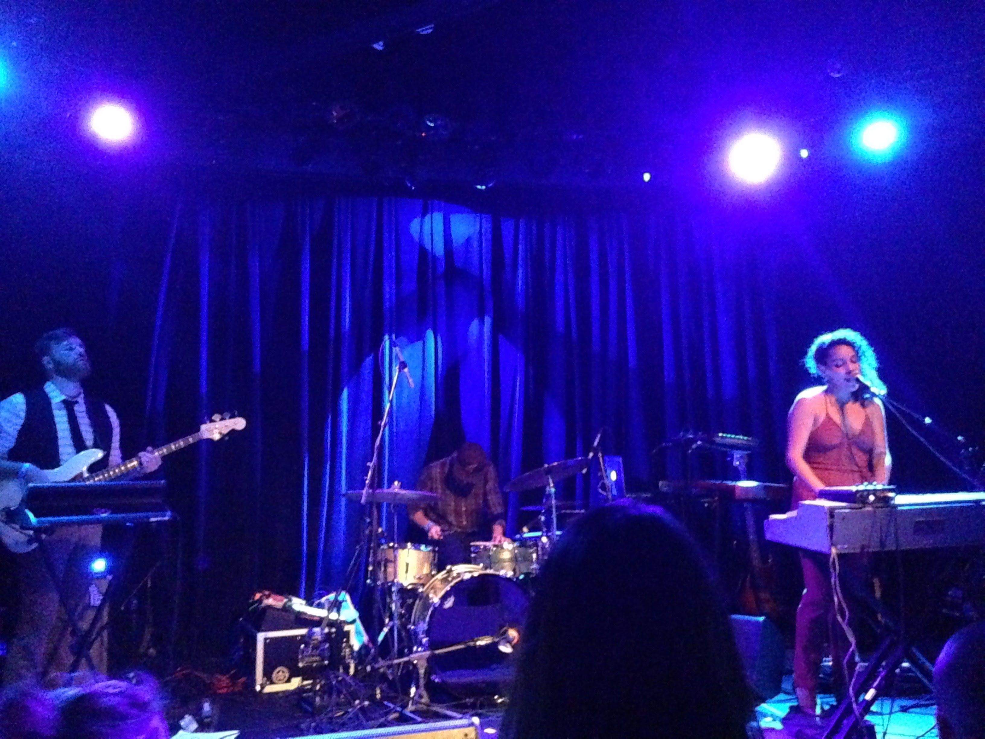 Xenia Rubinos on stage at Arts Riot